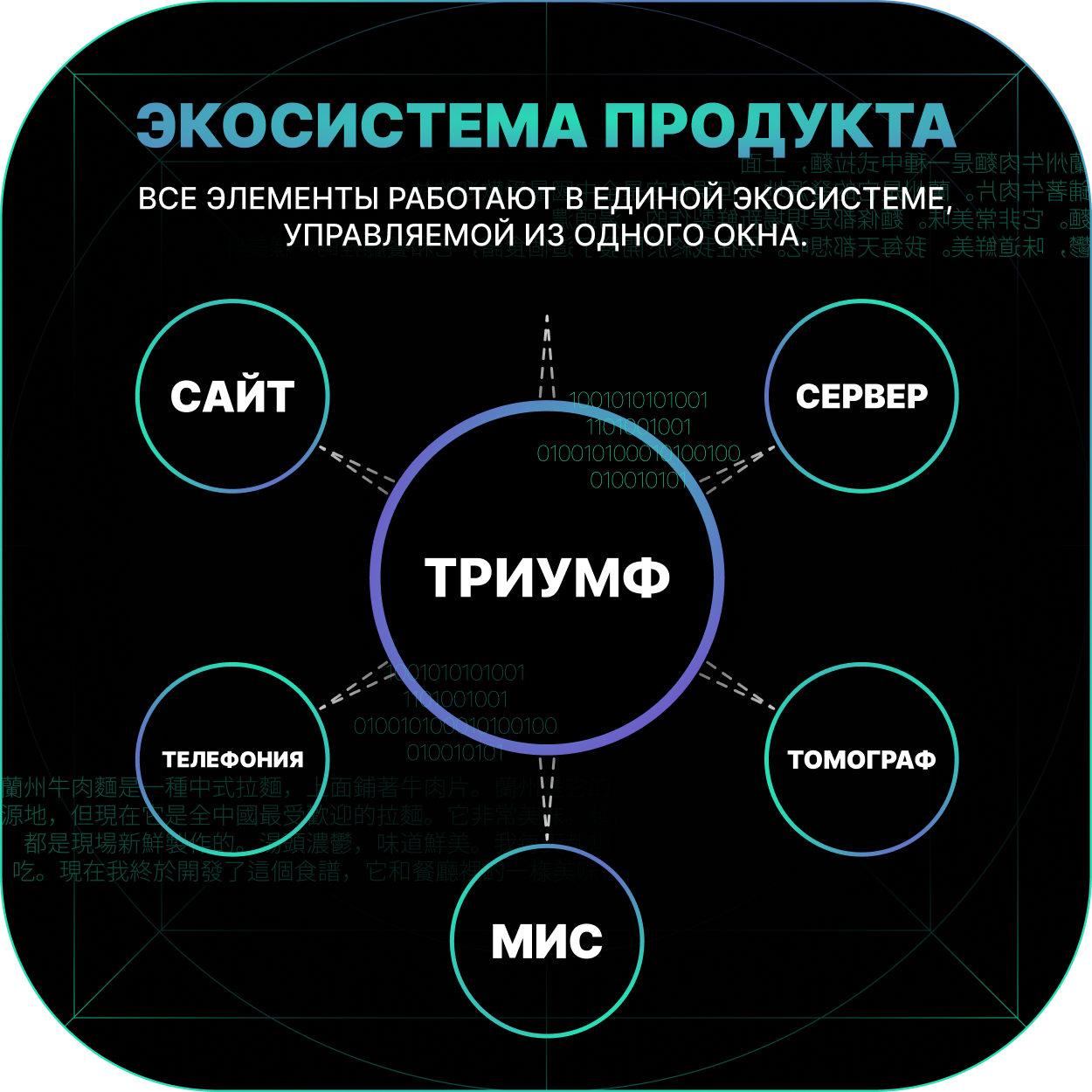 Схема единой IT-экосистемы 'Цифровой Триумф'